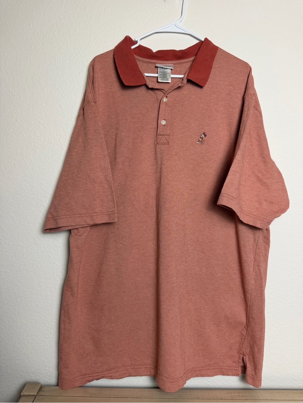 Disney Mickey Mouse polo red 3XL